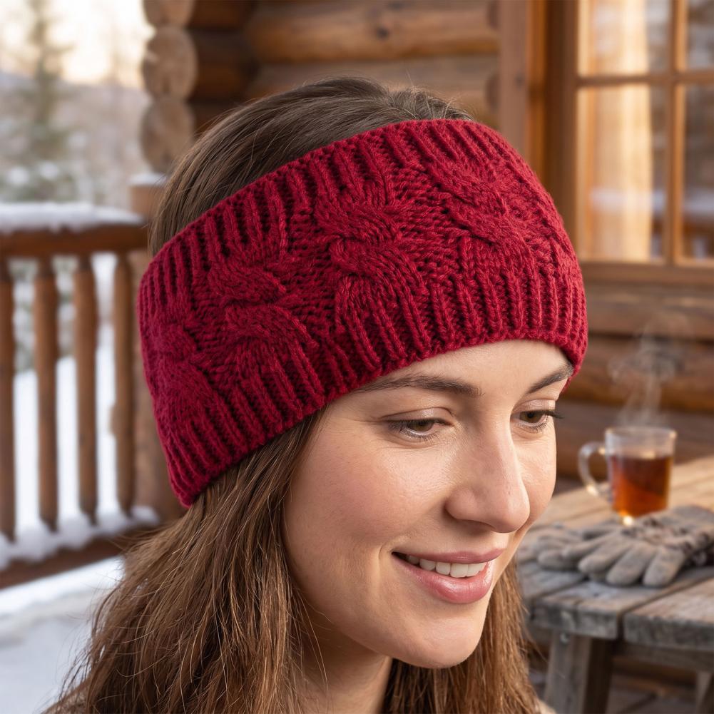 Elastik Örgü Saç Bandı Kadınla - Fleece Ear Warmer Band incelemesi ve fiyatı